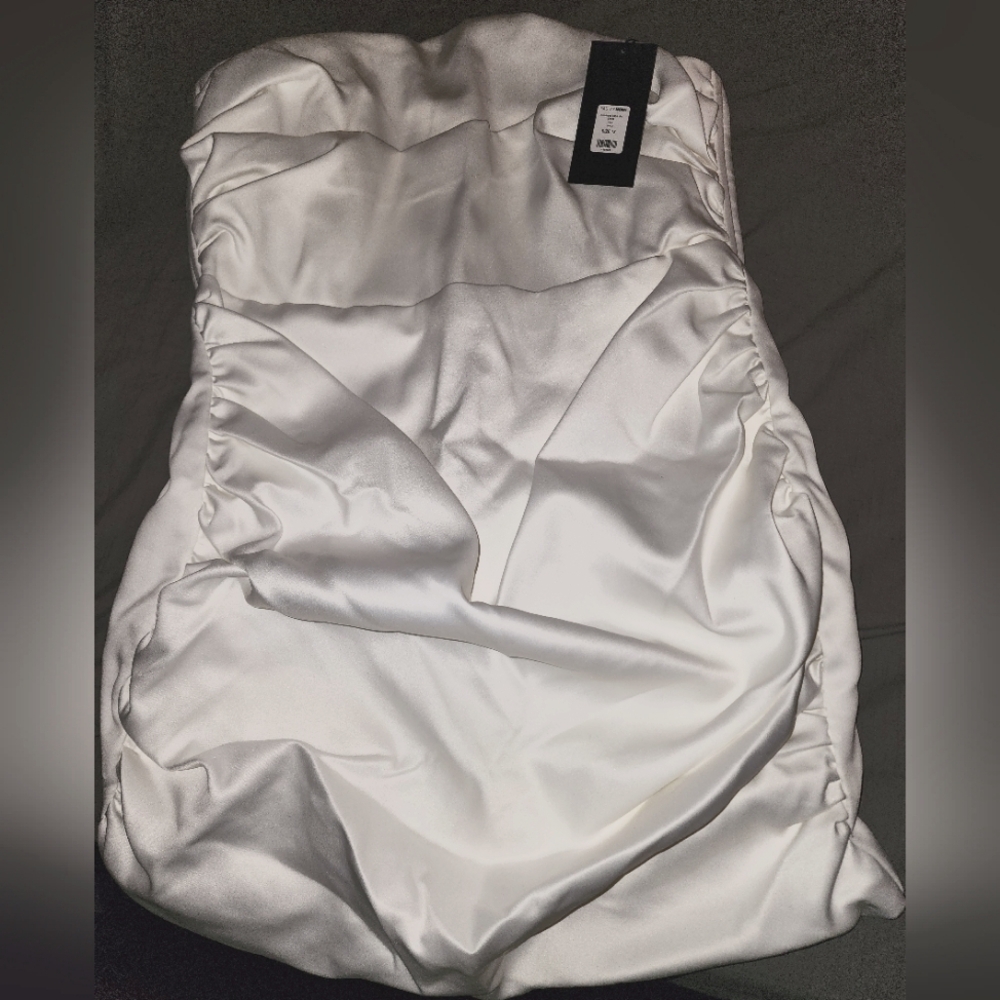 Women satin mini dress